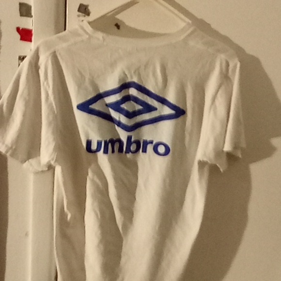 Umbro soccer game club challenge size small color white and blue  ATC - Picture 7 of 8